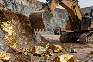 Phong tỏa khẩn cấp mỏ vàng 1.444 tấn, trị giá hơn 5 triệu tỷ dưới độ sâu 1.250m