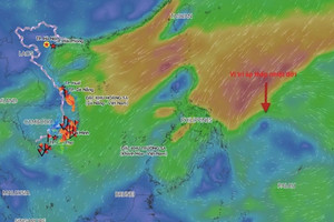 Bão số 16 có thể sắp xuất hiện