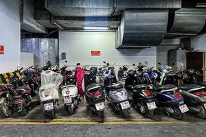 Thêm một chung cư cấm gửi xe điện