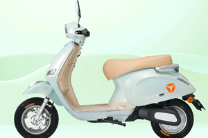 Xe điện thiết kế mềm mại kiểu châu Âu giá giảm 'sốc' còn 16,5 triệu: Pin đi tới 80 km/ sạc, chống trộm xịn