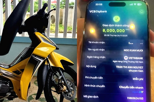 Thiếu tá công an bán xe máy lấy 8 triệu đồng để làm điều này
