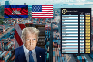 Campuchia tăng trưởng ​ì ạch do ‘ngấm đòn thuế’ của ông Trump