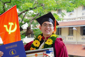 Nam sinh 2003 là sinh viên khóa đầu tiên ngành Trí tuệ nhân tạo của cả nước, tốt nghiệp loại xuất sắc GPA 9.08