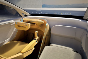 Kia trình làng Vision Meta Turismo mẫu concept 'tương lai': Sedan điện có HUD 3D, nội thất salon, vô-lăng yoke và chế độ lái như game