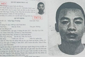 Bộ Công an truy nã đặc biệt Trần Ngọc Trường