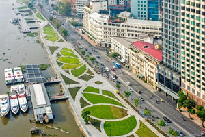 TP. HCM sắp xây dựng hai cầu đi bộ thép kết nối phố đi bộ và công viên