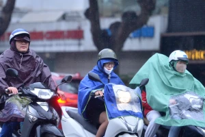 Không khí lạnh mạnh, mưa lớn ở Bắc bộ và khu vực từ Thanh Hóa đến Huế