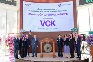 Chứng khoán VPS chính thức niêm yết trên HoSE với mã VCK