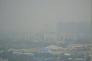 Sáng nay, chất lượng không khí tại TP. HCM báo động đỏ