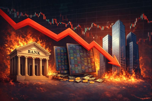 'Tam trụ' bank - chứng - BĐS điều chỉnh trở lại, VN-Index giảm gần 6 điểm