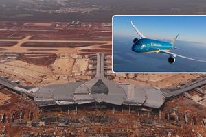 Chưa đầy 24h nữa, siêu sân bay lớn nhất Việt Nam lọt TOP quy mô thế giới sẽ đón chuyến bay thương mại đầu tiên