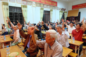 Chính thức: Sáp nhập, đổi tên tỉnh, xã phải được trên 50% hộ dân đồng ý