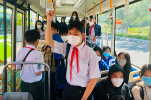 Học sinh, sinh viên có thể được giảm giá vé ở 4 loại hình giao thông công cộng