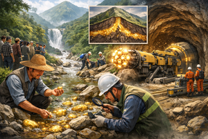 Phong tỏa khẩn cấp cả con suối, hàng chục tấn 'đá lấp lánh' dần lộ diện, ước tính 'kho báu' lên tới 3.700 tỷ đồng