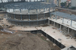 Chỉ ít tháng nữa, sẽ hoàn thành bến xe khách thứ 7 hiện đại nhất Hà Nội