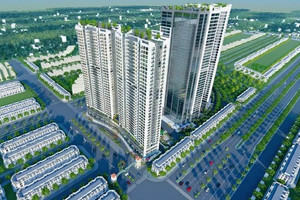 Sắp mở bán tổ hợp chung cư 40 tầng nằm sát Đại lộ Thăng Long, giá dự kiến hơn 96 triệu đồng/m2