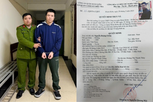 Bắt khẩn cấp Nguyễn Hoàng Giang, SN 1989 khi vừa nhập cảnh vào Việt Nam