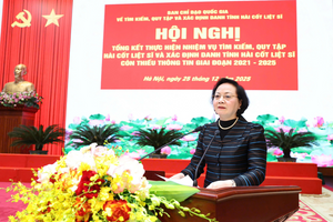 Việt Nam đặt mục tiêu tìm kiếm, quy tập 7.000 hài cốt nhân dịp kỷ niệm 80 năm Ngày Thương binh - Liệt sĩ