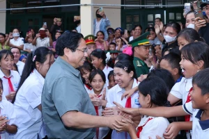 Học sinh ở các xã biên giới được hỗ trợ bữa ăn trưa 450.000 đồng/tháng