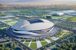 Việt Nam sắp có sân vận động hiện đại 5,5ha đạt chuẩn FIFA, quy mô 60.000 chỗ ngồi