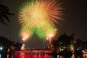 Cập nhật 5 điểm bắn pháo hoa Tết Dương lịch 2026 tại Hà Nội