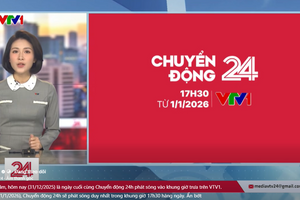 Bỏ bản tin Chuyển động 24h trưa từ ngày 1/1/2026