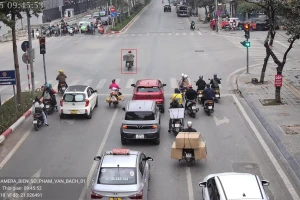 Camera AI phát hiện hơn 100 vi phạm giao thông ngày đầu năm 2026
