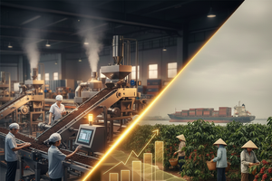 Sự phân hóa của doanh nghiệp cà phê Việt trước ngưỡng tái cấu trúc toàn thị trường