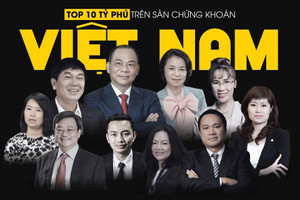 Giới siêu giàu trên sàn chứng khoán Việt Nam nắm hơn 32 tỷ USD, tương đương 10% vốn hóa thị trường