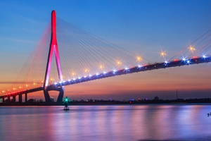 Việt Nam sắp khởi công xây cầu dây văng hơn 17km kết nối 2 tỉnh thành vùng Đồng bằng sông Cửu Long, vốn đầu tư gần 30.000 tỷ