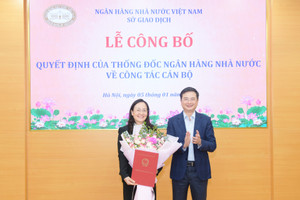 Ngân hàng Nhà nước bổ nhiệm Phó Giám đốc Sở Giao dịch