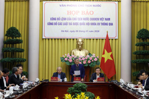 Công bố Lệnh của Chủ tịch nước về 12 luật liên quan lĩnh vực kinh tế với nhiều điểm mới