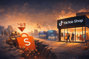Shopee mất 1/3 nhà bán hàng, Lazada và Tiki 'thoi thóp', TikTok Shop nuốt dần thị trường TMĐT tại Việt Nam