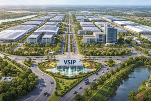 VSIP muốn làm dự án khu công nghiệp 400ha, 'dựa lưng' khu thương mại tự do đầu tiên của Việt Nam