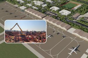 Sân bay 5 sao hàng đầu thế giới có quy mô lớn nhất miền Bắc nỗ lực hoàn thiện các hạng mục chính