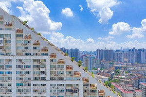 Tòa chung cư có một không hai trên thế giới, kiến trúc 'ruộng bậc thang' lạ lẫm giữa lòng đô thị