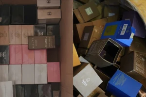 Thu giữ hàng nghìn chai nước hoa Dior, Chanel giả được pha chế từ nguyên liệu mua ở chợ Kim Biên