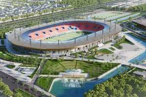 Thành phố nhỏ nhất Việt Nam sắp có thêm sân vận động mới, sức chứa 30.000 chỗ ngồi, quy mô gần bằng sân Mỹ Đình