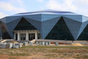 Nhà thi đấu hình kim cương duy nhất tại Việt Nam: Nằm tại tỉnh hẹp nhất với sân vận động 2.500 chỗ