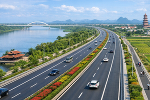 Tuyến đường tâm linh văn hóa gần 10.000 tỷ bên bờ tả sông Hồng sẽ hoàn thành trong năm sau