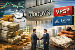 VIS Rating nâng vốn lên 195 tỷ đồng: Nhóm VPS và Saigon Capital tăng tỷ trọng