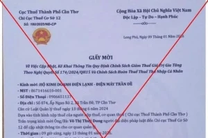 Mạo danh cơ quan thuế gửi giấy mời, công văn giả, dụ người dân cài ứng dụng chứa mã độc