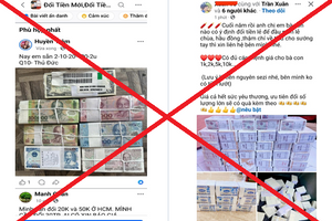 Cảnh báo quan trọng tới người dân có nhu cầu đổi tiền mới, tiền lẻ để mừng tuổi dịp Tết Nguyên đán