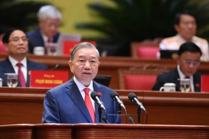 Hình ảnh phiên khai mạc trọng thể Đại hội XIV của Đảng