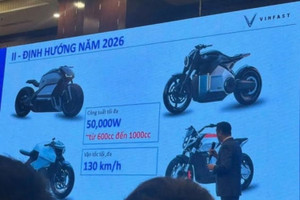 VinFast chơi lớn năm 2026: Sắp tung 'quái thú' điện mạnh ngang ngửa Z1000?