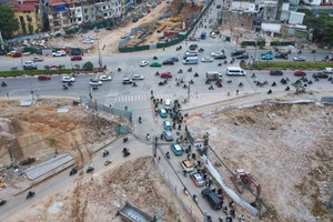 Hà Nội sắp cấm ô tô qua nút giao trọng điểm để thi công tuyến đường đắt nhất hành tinh