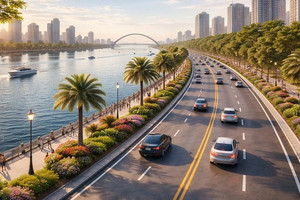 Tỉnh giàu có của Việt Nam dự chi gần 4.000 tỷ, làm đường 'đánh thức' không gian đô thị ven dòng sông biểu tượng