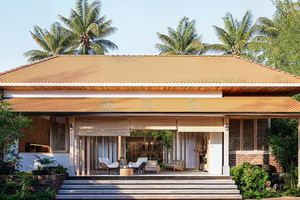 Yên bình trong không gian đương đại kết hợp truyền thống của căn nhà cấp 4 giữa vùng quê