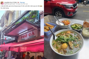 Tranh cãi Phở nhà giàu Hà Nội: 450.000 đồng cho 2 bát phở gà