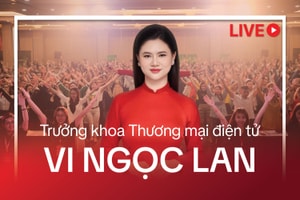 Tiên phong đào tạo livestream một cách bài bản, giảng viên Vi Ngọc Lan nhận định: ‘Livestream không chỉ là bật camera nói chuyện, đó là một nghề tạo ra thu nhập thật’